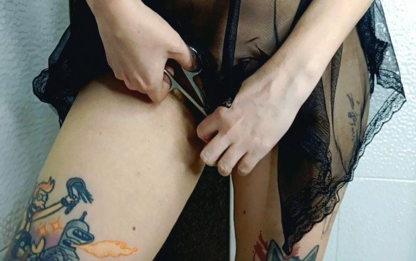 Dominatrix Nika shaves her body hair. Fetish for hairy armpits and hairy pussy. Do you want to buy this fetish hair